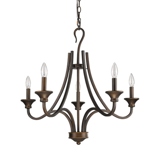 Michelle Five Light Chandelier in Oil Rubbed Bronze (106|IN11255ORB)