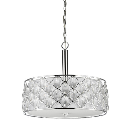 Isabella Four Light Pendant in Polished Nickel (106|IN11086PN)