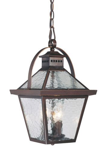 Bay Street Three Light Hanging Lantern in Architectural Bronze (106|7676ABZ)