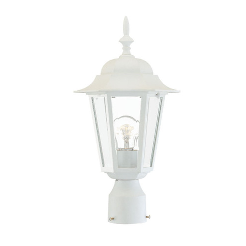 Camelot One Light Post Mount in Textured White (106|6117TW)