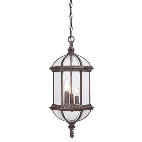 Dover Three Light Hanging Lantern in Burled Walnut (106|5274BW)