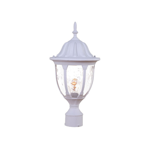 Suffolk One Light Post Mount in Textured White (106|5067TW)