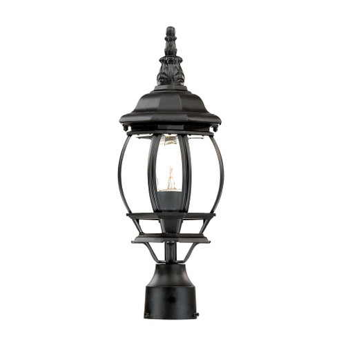 Chateau One Light Post Mount in Matte Black (106|5057BK)