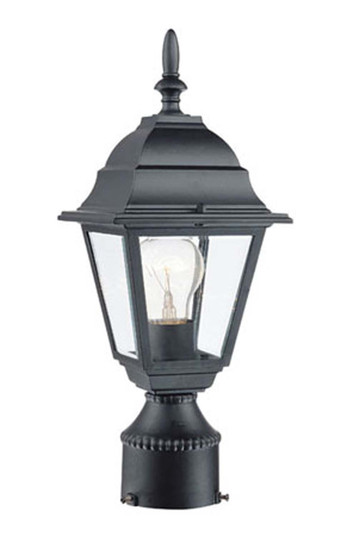 Builders` Choice One Light Post Mount in Matte Black (106|4007BK)