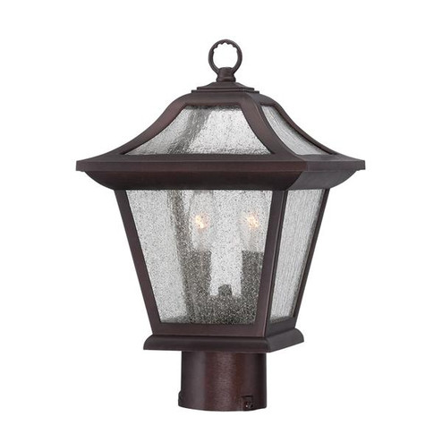 Aiken Two Light Post Mount in Architectural Bronze (106|39017ABZ)