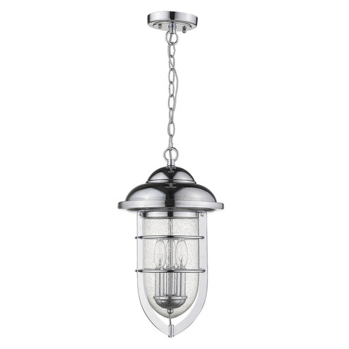 Dylan Three Light Hanging Lantern in Chrome (106|1716CH)