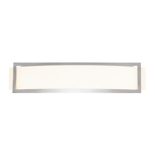 Argon LED Wall Fixture in Brushed Steel (18|62105LED-BS/OPL)
