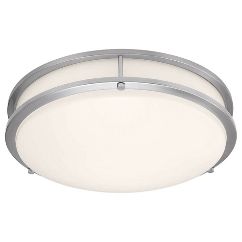 Solero II LED Flush Mount in Brushed Steel (18|20502LEDD-BS/ACR)