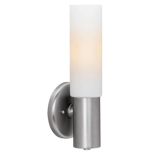 Cera One Light Wall Fixture in Brushed Steel (18|20435-BS/OPL)