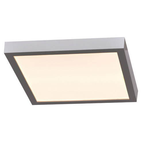 Ulko SQ LED Flush Mount in Silver (18|20075LEDD-SILV/ACR)