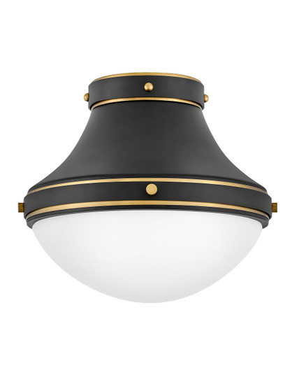 Oliver LED Flush Mount in Black (13|39051BK)