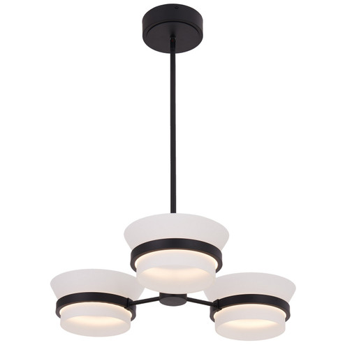 Anel LED Chandelier in Matte Black (33|517371MB)