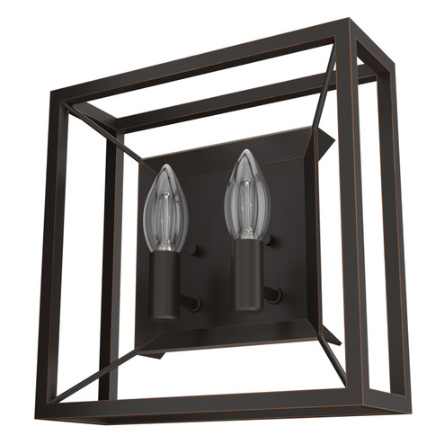 Doherty Two Light Wall Sconce in Onyx Bengal (47|19403)