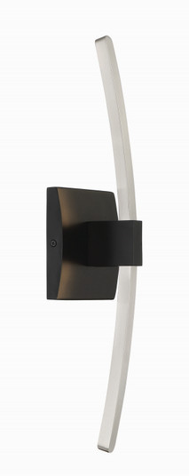 Archer LED Wall Sconce in Coal With Brushed Nickel (42|P5502-691-L)