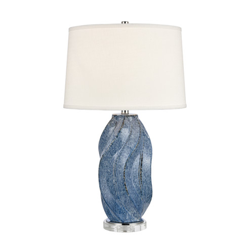 Blue Swell One Light Table Lamp in Blue (45|S0019-9538)