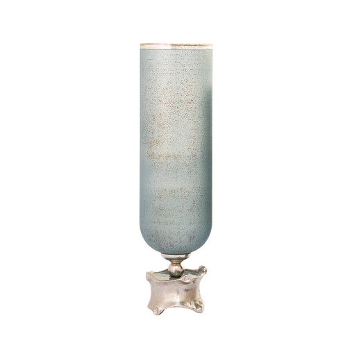 Oasis Vase in Frosted Blue (45|H0807-8726)