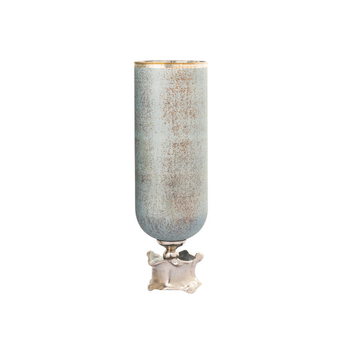 Oasis Vase in Frosted Blue (45|H0807-8725)