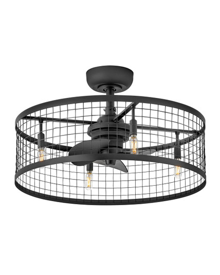 Finnigan 24'' LED Fandelier in Matte Black (13|904724FMB-LIA)