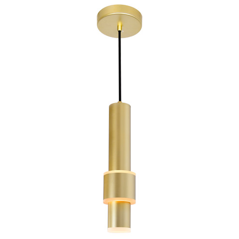 Lena LED Mini Pendant in Satin Gold (401|1390P5-1-602)