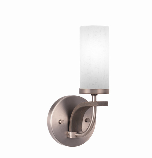 Monterey One Light Wall Sconce in Graphite & Painted Distressed Wood-look (200|2911-GPDW-801)
