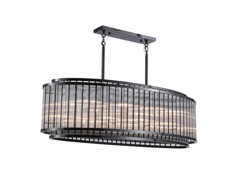 Waldorf Chandelier in Polished Gunmetal (192|HF1927-GM)