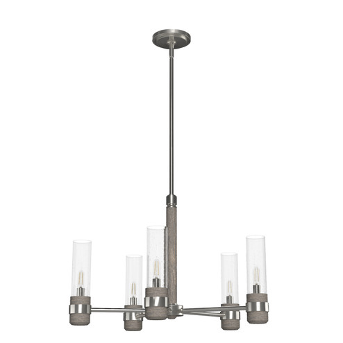 River Mill Five Light Chandelier in Brushed Nickel (47|19475)