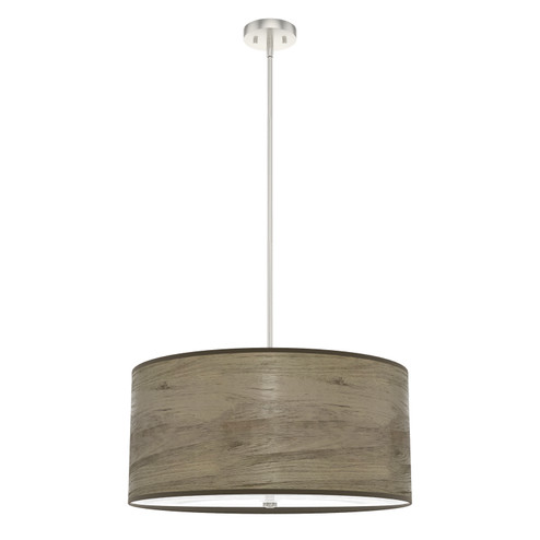 Solhaven Four Light Pendant in Warm Grey Oak (47|19384)