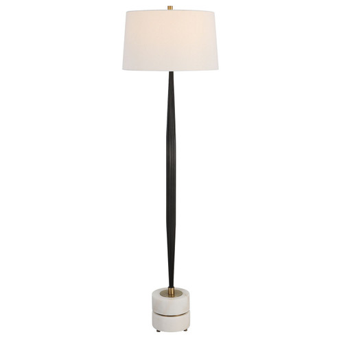 Miraz One Light Floor Lamp in Brushed Brass (52|30123)