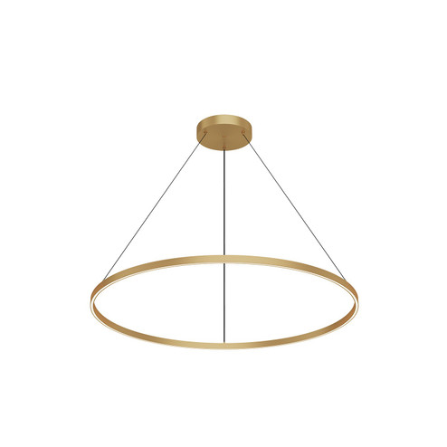 Cerchio LED Pendant in Brushed Gold (347|PD87148-BG)