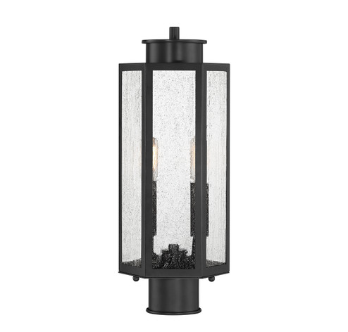 Hawthorne Two Light Outdoor Post Lantern in Black (159|V6-L5-5104-BK)