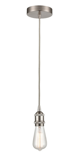 Edison LED Mini Pendant in Satin Nickel (405|616-1P-SN-LED)
