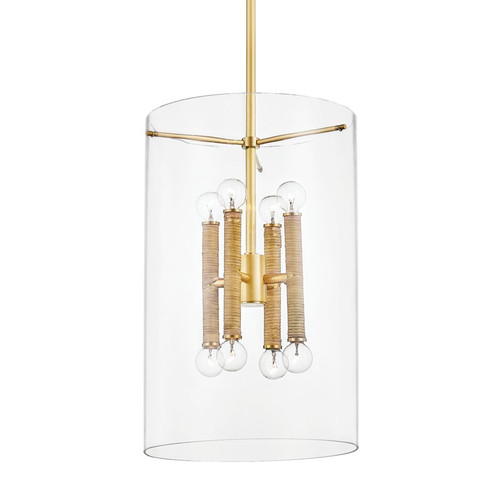 Barlow Eight Light Lantern in Aged Brass (70|BKO801-AGB)