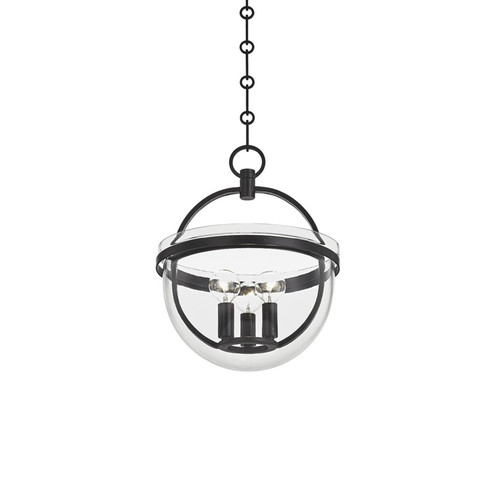 Malloy Three Light Lantern in Aged Iron (70|3315-AI)