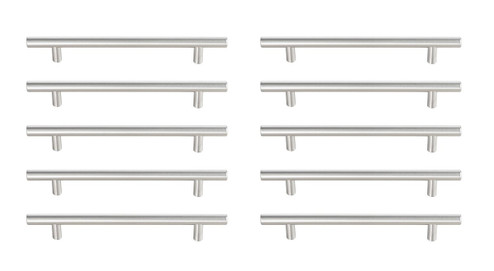 Quinn Bar Pull Multipack (set of 10) in Brushed Nickel (173|PL400-6-NK-10PK)