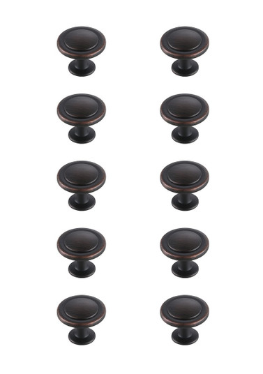 Logyn Knob Multipack (Set of 10) in Oil-rubbed Bronze (173|KB2005-ORB-10PK)