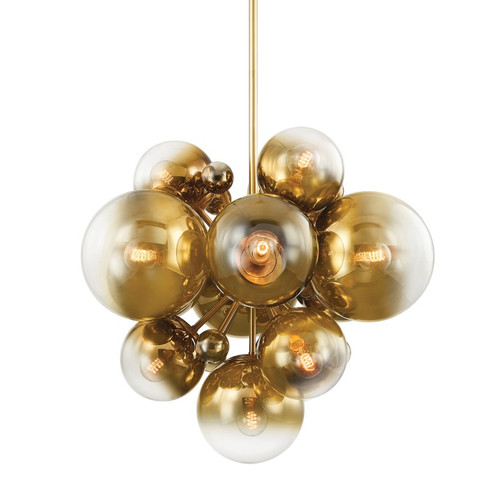 Kyoto 13 Light Chandelier in Vintage Polished Brass (68|427-36-VPB)