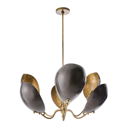 Savo Six Light Chandelier in Bronze (314|84072)