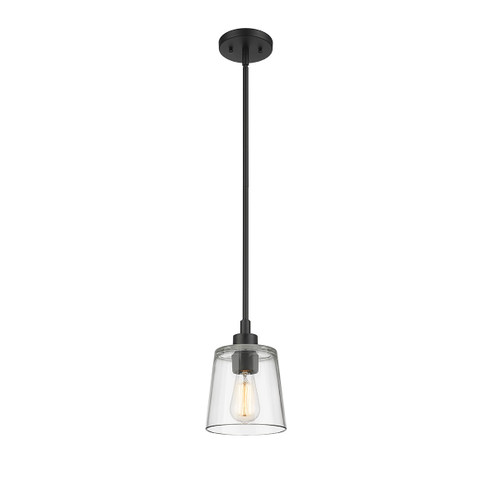 Evalon One Light Mini Pendant in Matte Black (59|497001-MB)