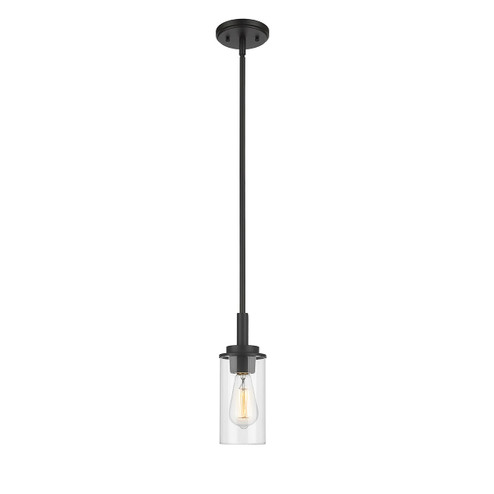 Janna One Light Mini Pendant in Matte Black (59|495001-MB)