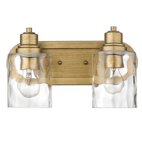 Lumley Two Light Bath Vanity in Antique Gold (106|IN40056AG)