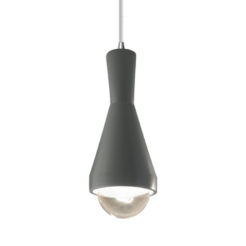 Radiance One Light Pendant in Pewter Green (102|CER-6520-PWGN-CROM-WTCD)