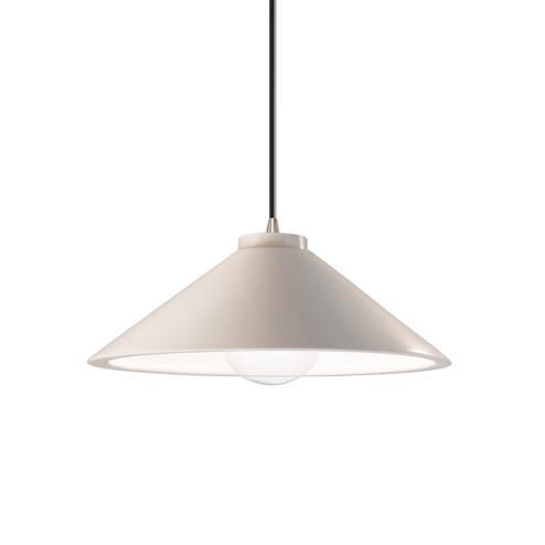 Radiance One Light Pendant in Matte White (102|CER-6240-MAT-NCKL-BKCD)