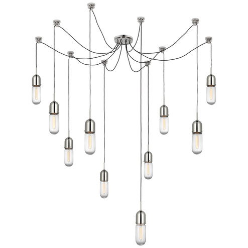 Junio LED Pendant in Polished Nickel (268|TOB 5645PN-CG-10)