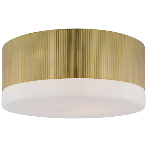Ace LED Flush Mount in Hand-Rubbed Antique Brass (268|TOB 4357HAB-WG)