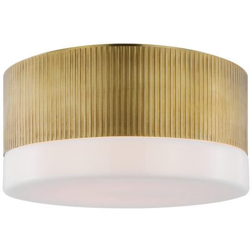 Ace LED Flush Mount in Hand-Rubbed Antique Brass (268|TOB 4356HAB-WG)