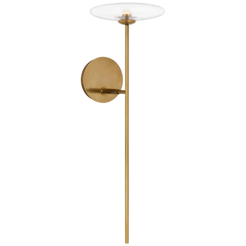 Calvino LED Wall Sconce in Hand-Rubbed Antique Brass (268|S 2690HAB-CG)