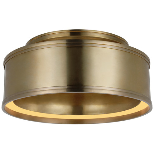 Connery LED Flush Mount in Antique-Burnished Brass (268|CHC 4611AB)