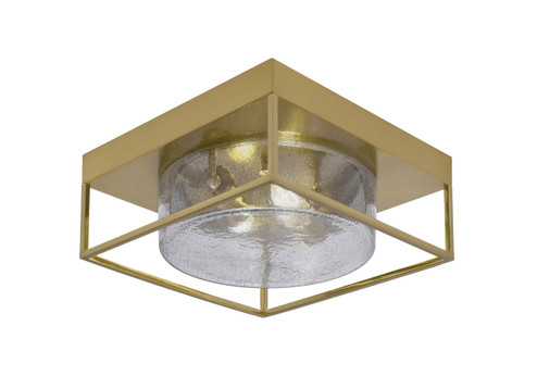 Flush Mounts Two Light Flush Mount in New Age Brass (200|852-NAB-2)