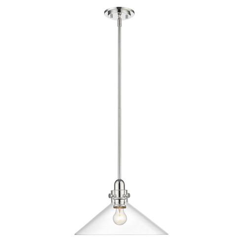 Dwyer One Light Pendant in Polished Nickel (106|IN20080PN)