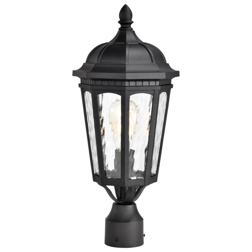East River One Light Outdoor Post Lantern in Matte Black (72|60-5943)